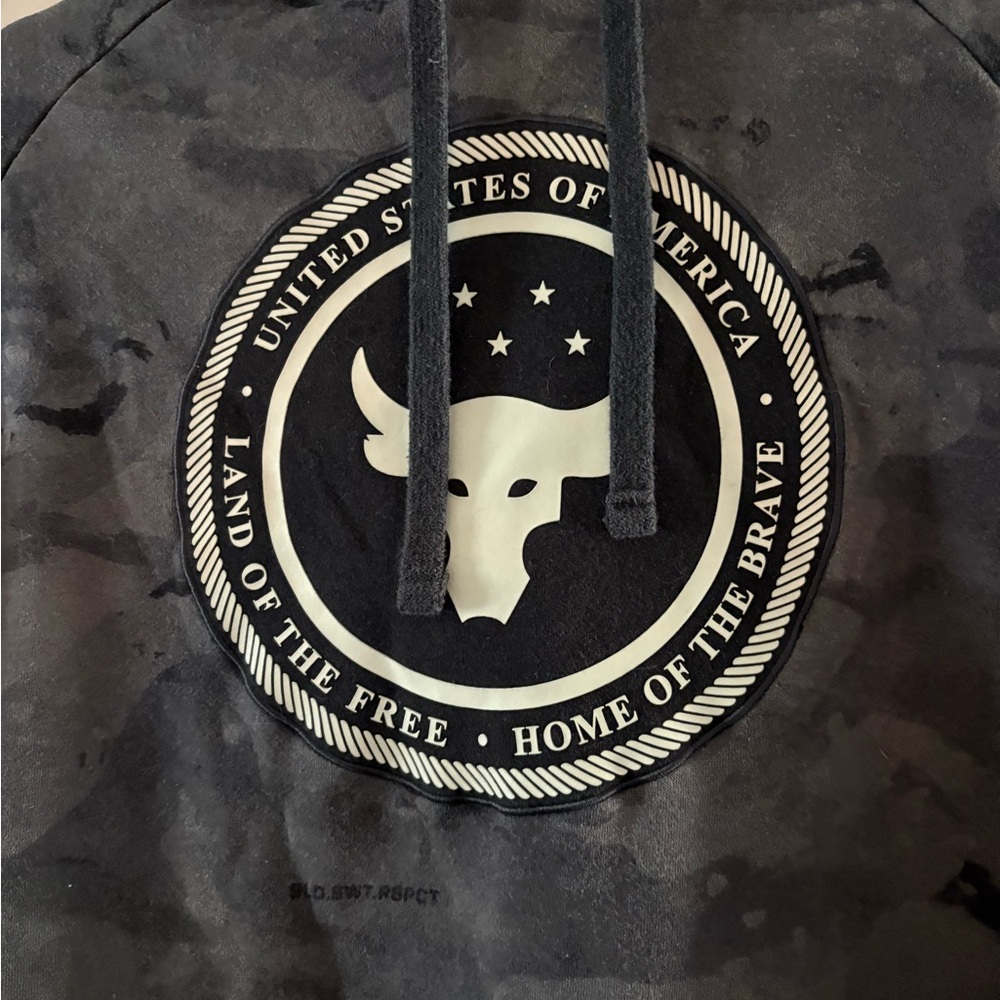 Under Armour Black Hoodie with Graphic Design